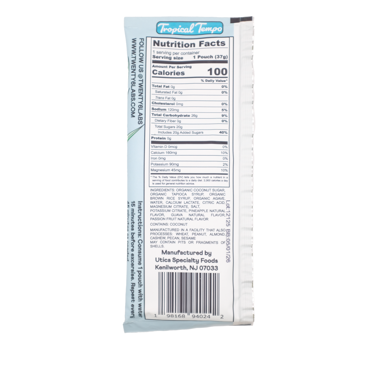 Tropical Tempo Energy Gel (10 pack)